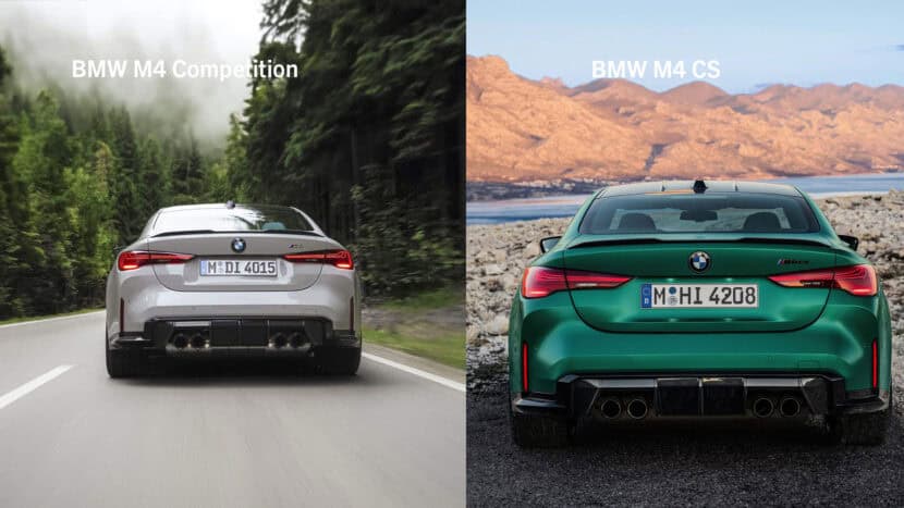 Photo Comparison: 2025 BMW M4 CS vs. M4 Competition