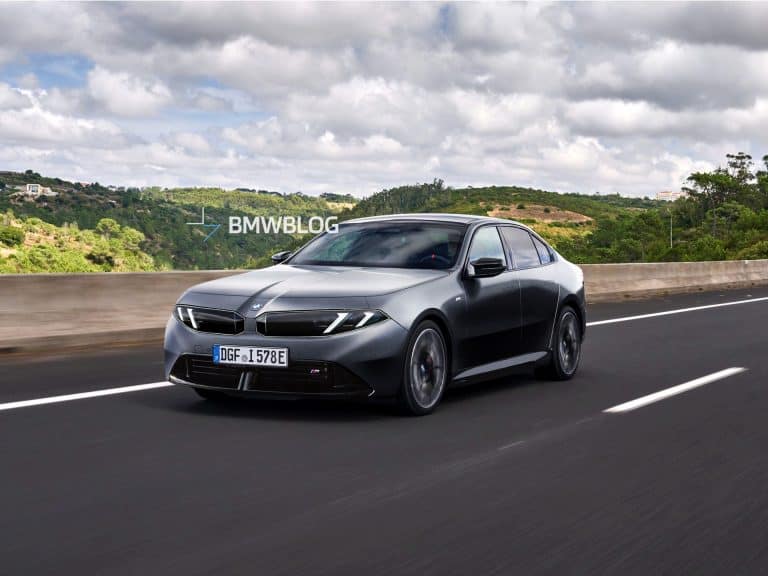 2027 BMW 3 Series Rendered In Black And White