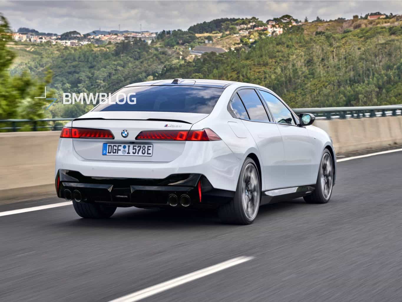 2027 BMW 3 Series Rendered In Black And White