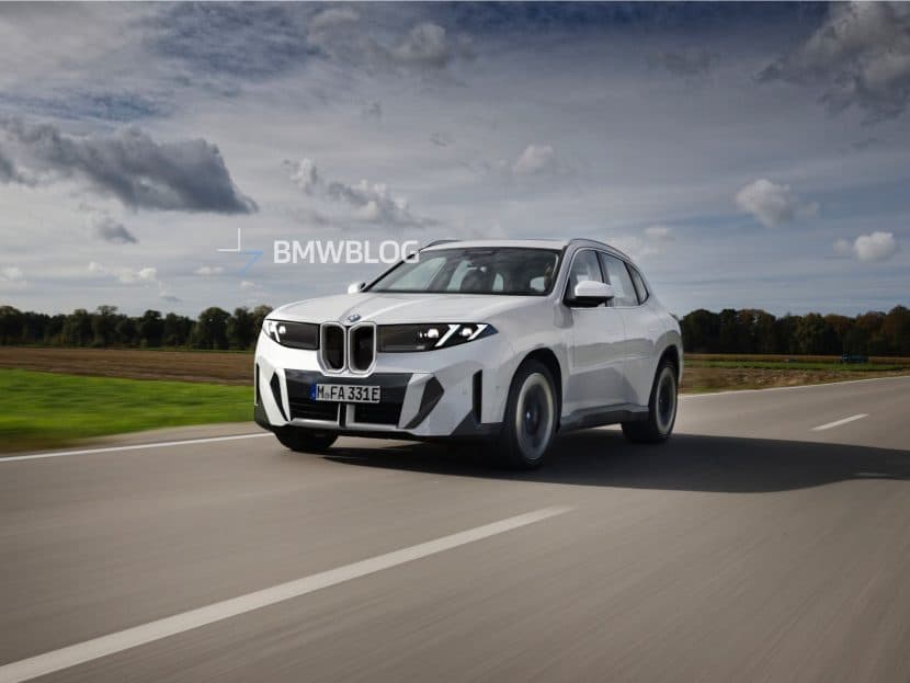 2026 BMW iX3 Rendered Based On Leaked Patent Images