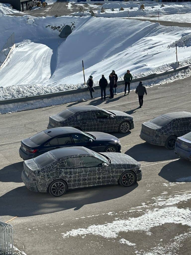 2027 BMW 3 Series And i3 Sedans Spied Testing Together