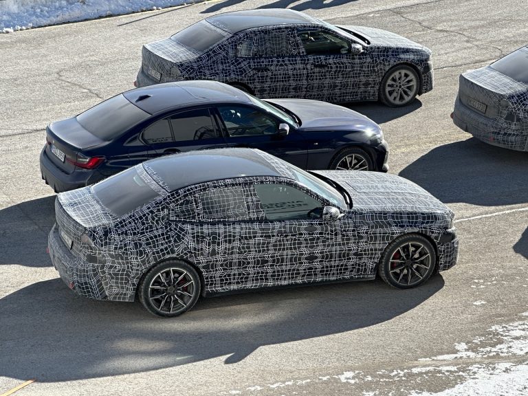2027 BMW 3 Series And i3 Sedans Spied Testing Together