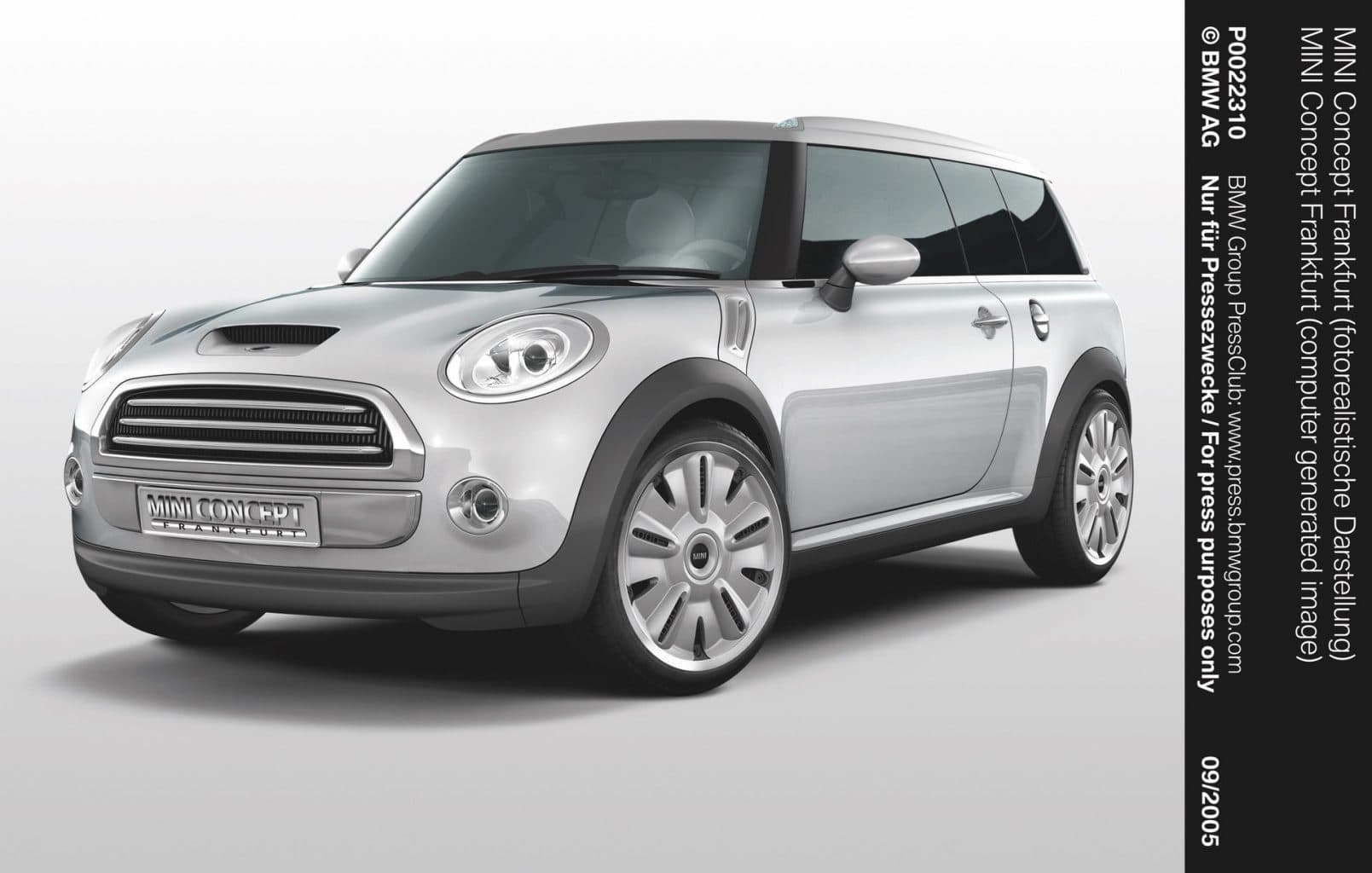 MINI Concept Frankfurt: Modern Take on the 1960 Mini Traveller