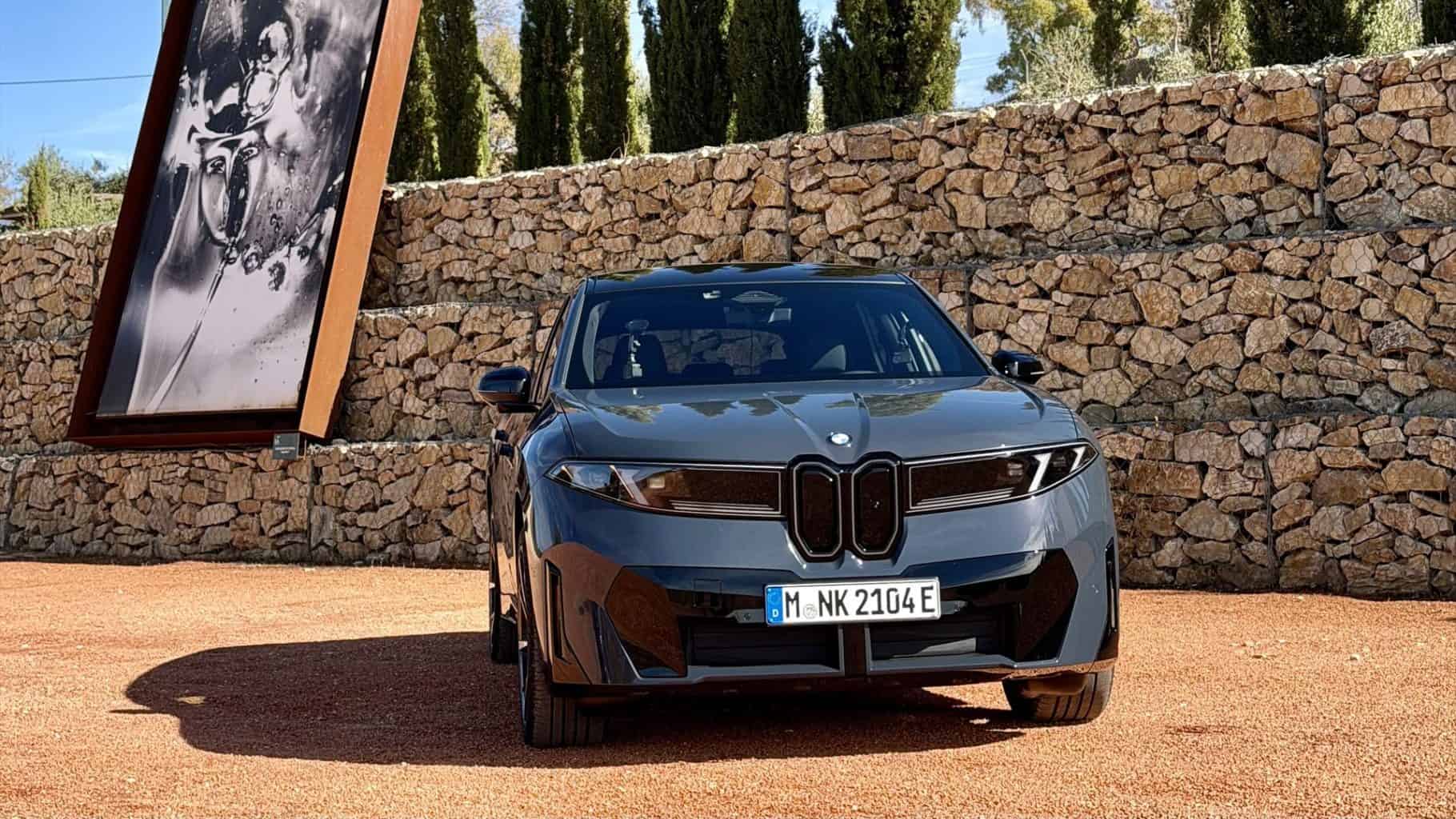 New BMW IX3 Looks Stunning In Polarized Grey Metallic Near The Rock Of 