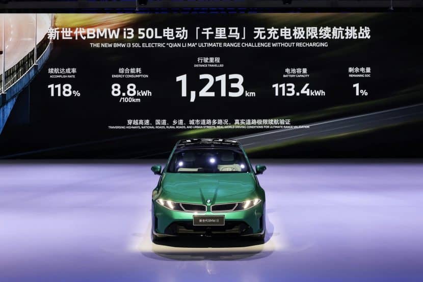 New BMW i3 Goes 1,213 Kilometers Without Recharging