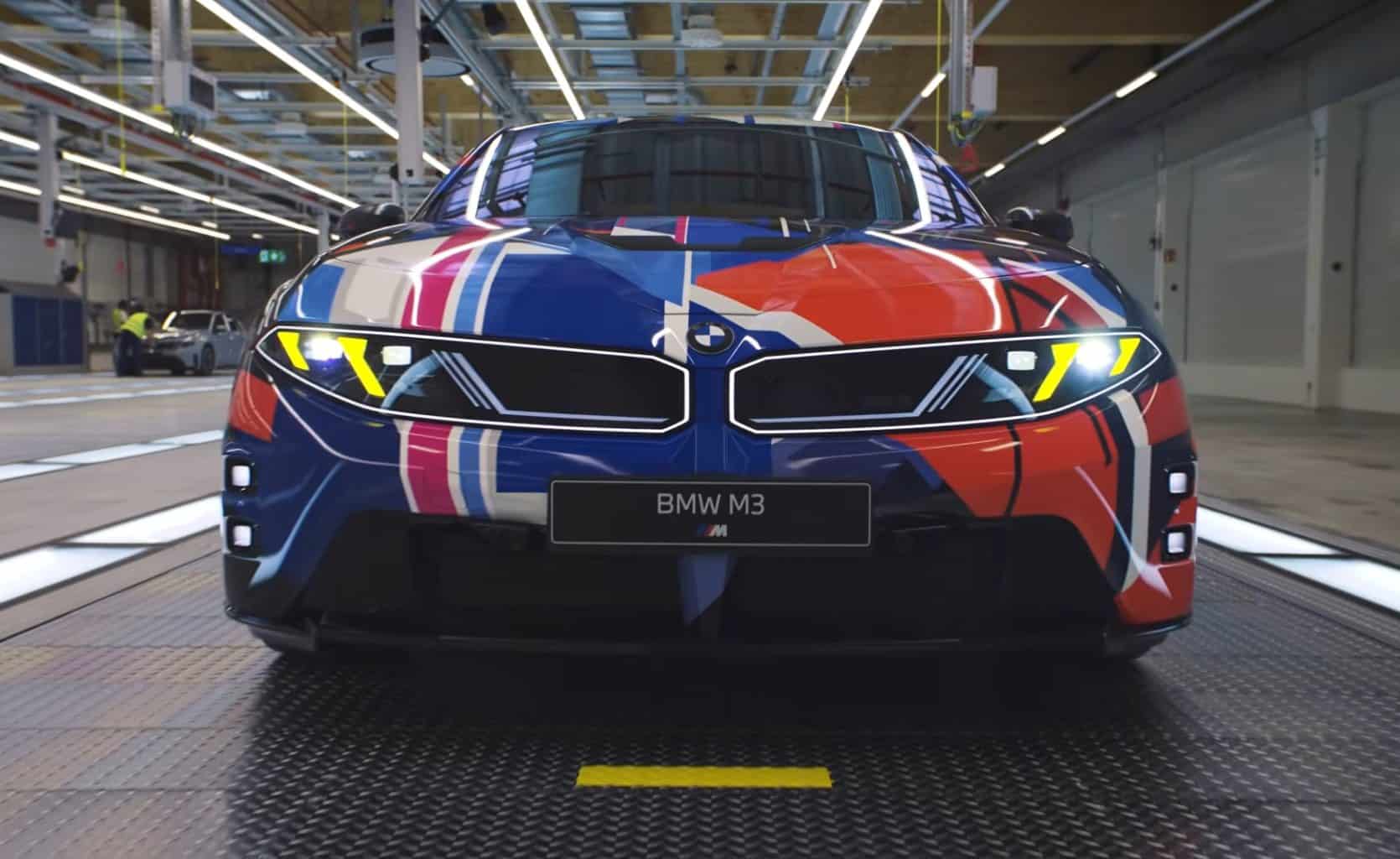 The Electric BMW M3 Is Finally Starting To Lose The Camo: Video