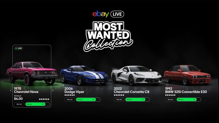 eBay Most Wanted Collection. Photo courtesy of eBay Motors MWC FLEET (CUSTOM)