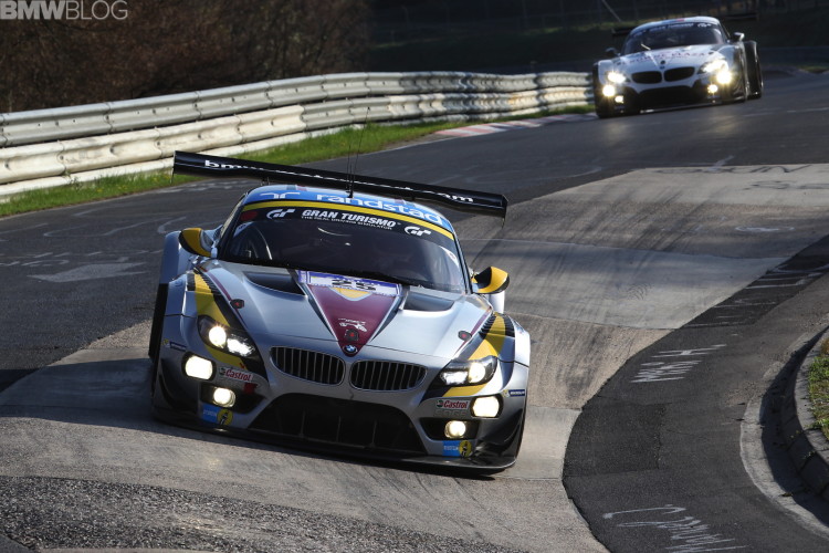 BMW Sports Trophy Teams celebrate one-two-three-four at the qualifying race for Nürburgring 24 Hours