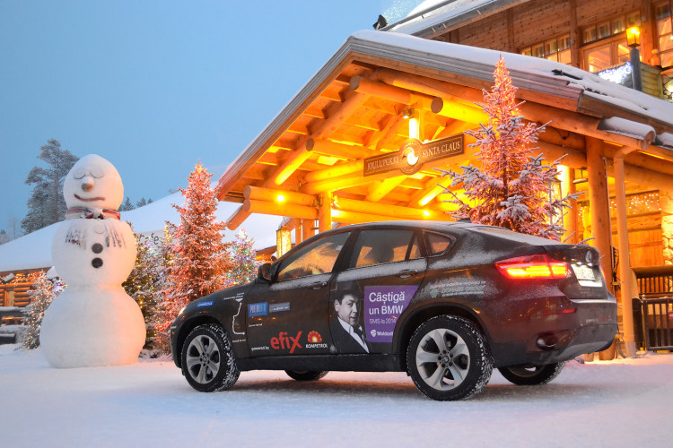BMW X6 Expedition to Santa Claus' Home in Laponia