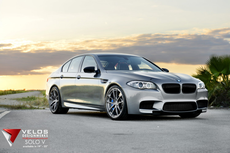2013 BMW F10 M5 on Velos Designwerks Solo V wheels
