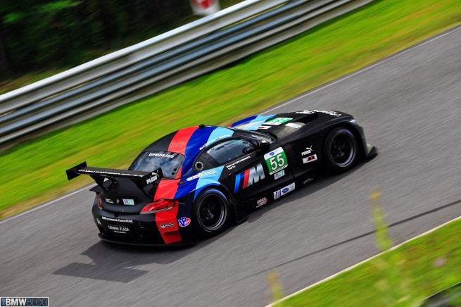 Team BMW RLL at 2013 ALMS at Lime Rock Park.