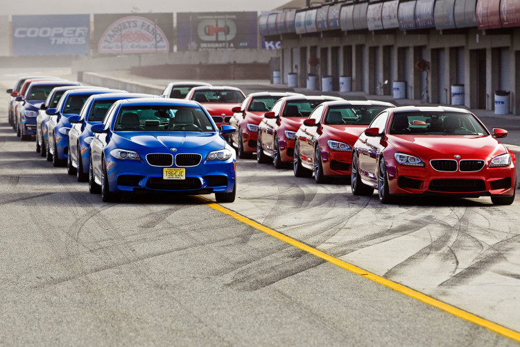 Car and Driver: 2013 BMW M5 vs. 2013 BMW M6 Coupe at the Track