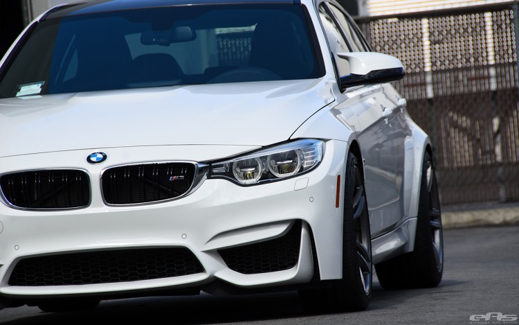 Alpine White BMW F80 M3 Gets Low And Wide At European Auto Source 10 750x469