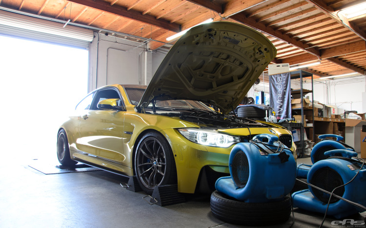 Austin Yellow BMW F82 M4 Coupe Gets Extra Power
