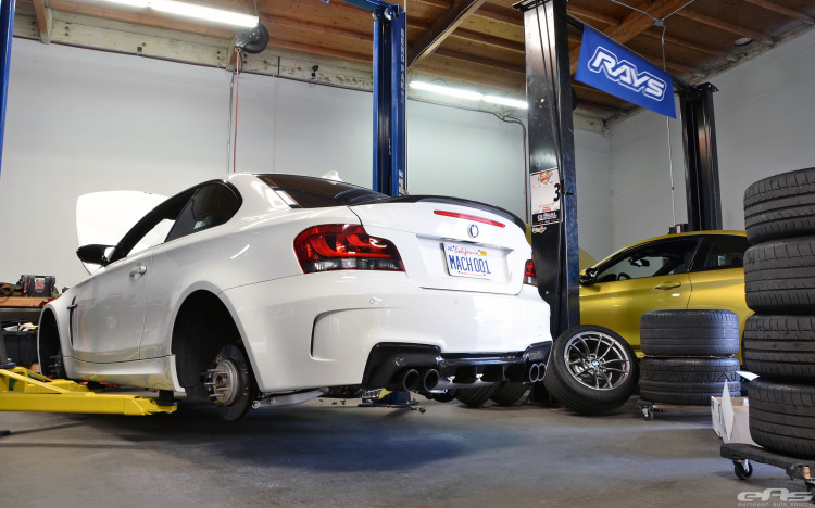 BMW 1M Gets Coilovers And Wheels