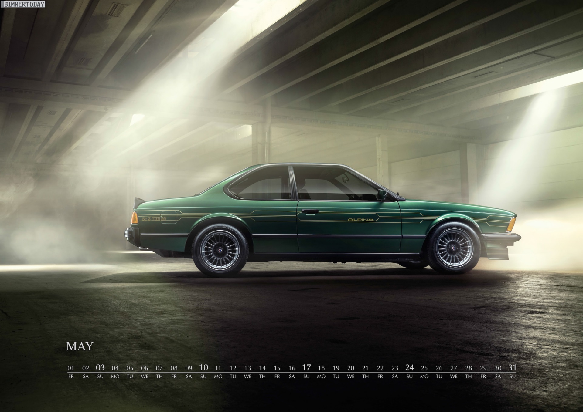 BMW Alpina Kalender 2015 Jubilaeum 50 Jahre Alpina Automobile 02