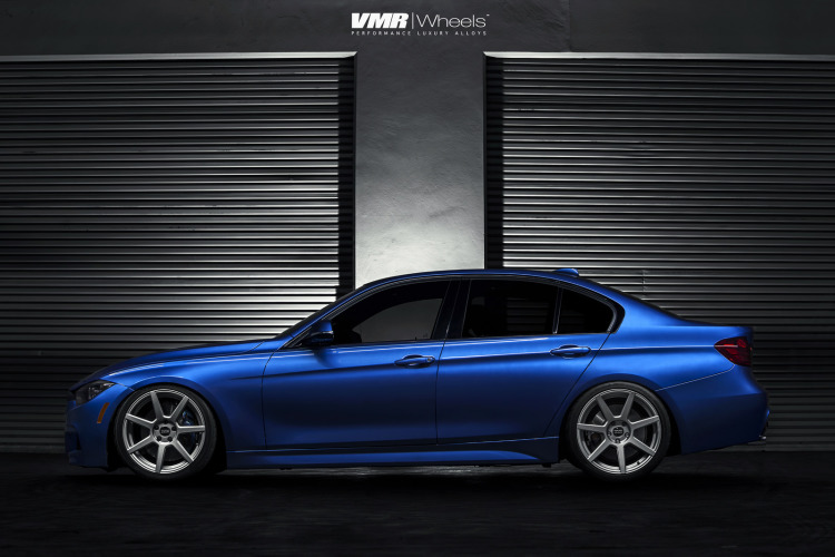 BMW F30 3 Series In Estoril Blue With The New V706 Wheels 5 750x500