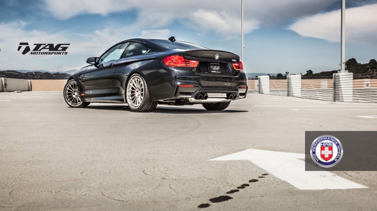 BMW M4 with HRE RS103 in Brushed Titanium by TAG Motorsports