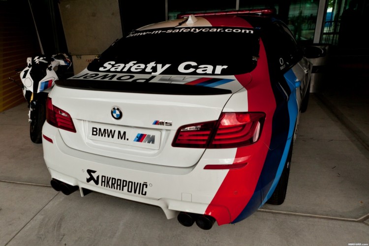 Photos & Videos: 2012 BMW M5 Safety Car with Akrapovic Exhaust System