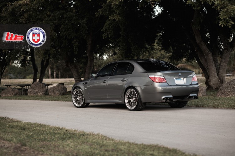 BMW M5 with HRE RS100 in Brushed Dark Clear by Wheels Boutique