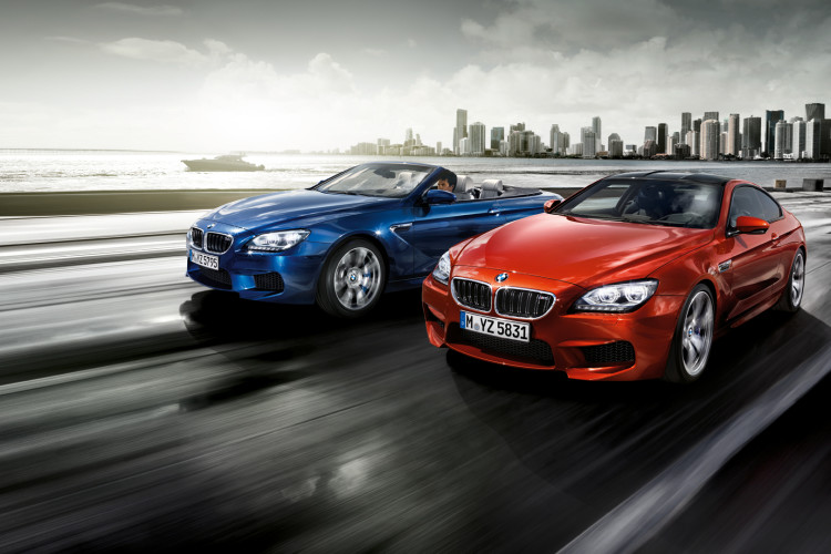 The color palette for the new BMW M6 Coupe and M6 Convertible