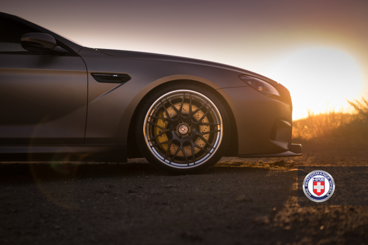 BMW M6 Gran Coupe with HRE RS100 Wheels in Brushed Smoke