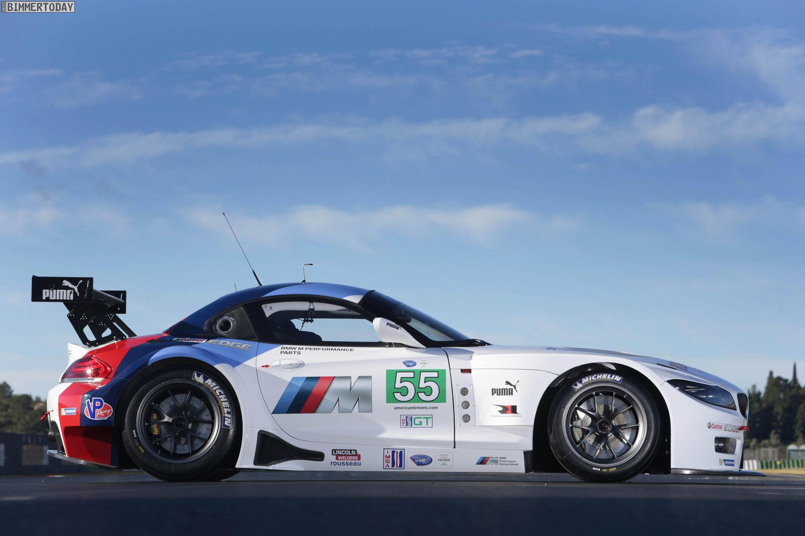 BMW Z4 GTLM Team RLL Race Car Poster – 24x36 High-Resolution Print On 9mil Paper