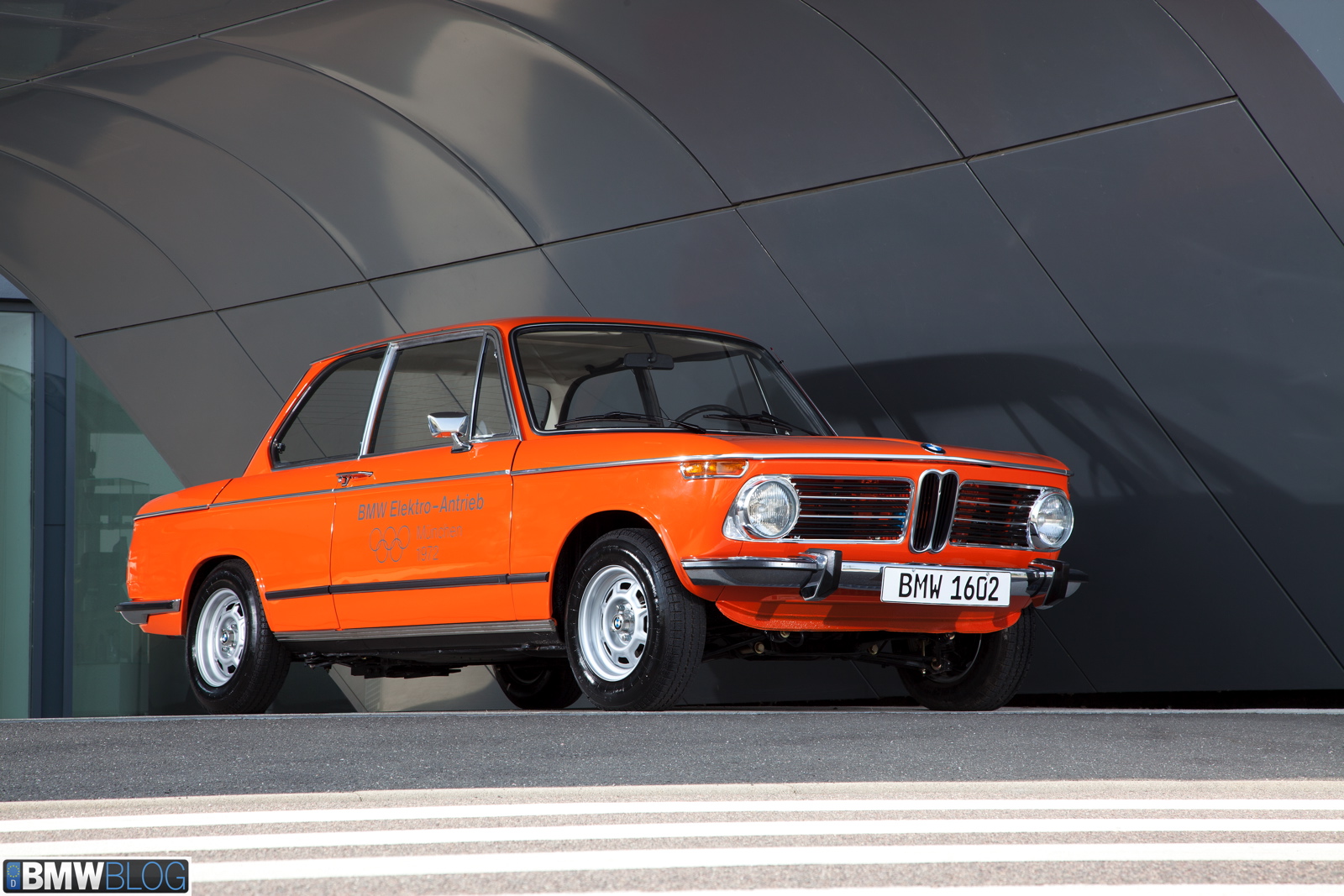 first bmw electric car built 43 years ago