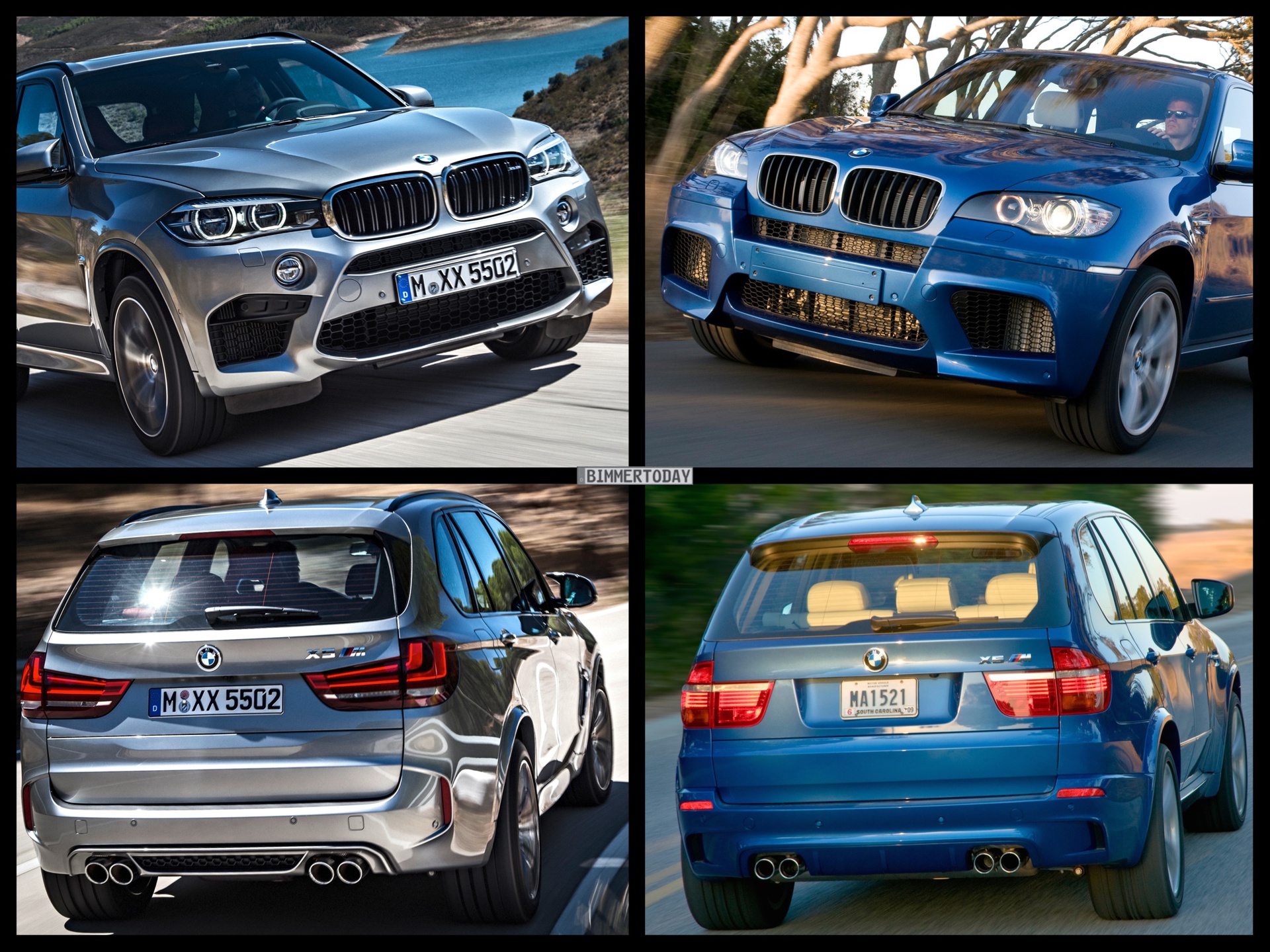 Bild Vergleich BMW X5 M F85 E70 2015 SUV 01