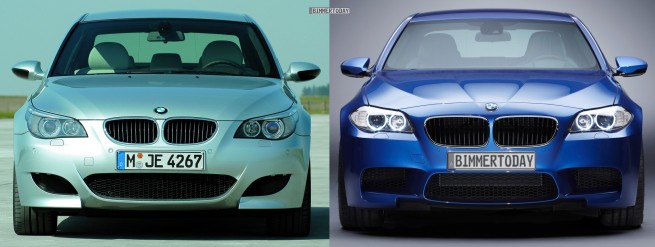 Bildvergleich BMW M5 F10 M5 E60 Front1 655x247