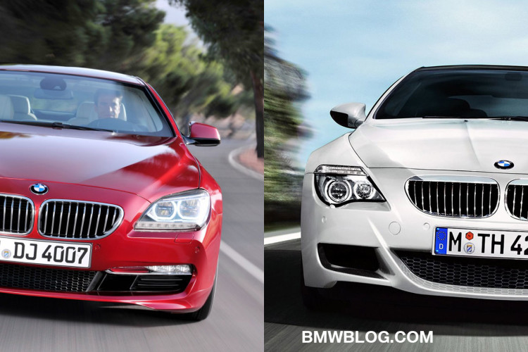 Photo Comparison: New 2012 BMW 6 Series Coupe vs. E63 6 Series Coupe