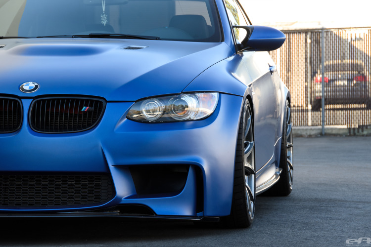 Frozen Blue BMW E92 M3 In For Some Mods At EAS