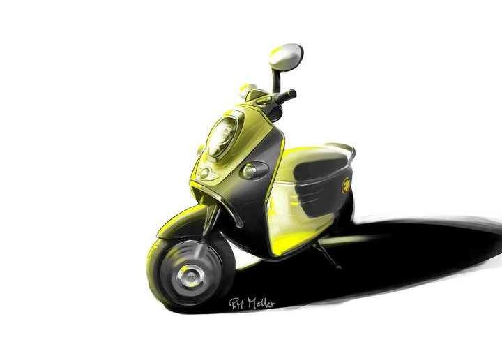Paris Preview: Electric Scooter Study MINI E Scooter Concept