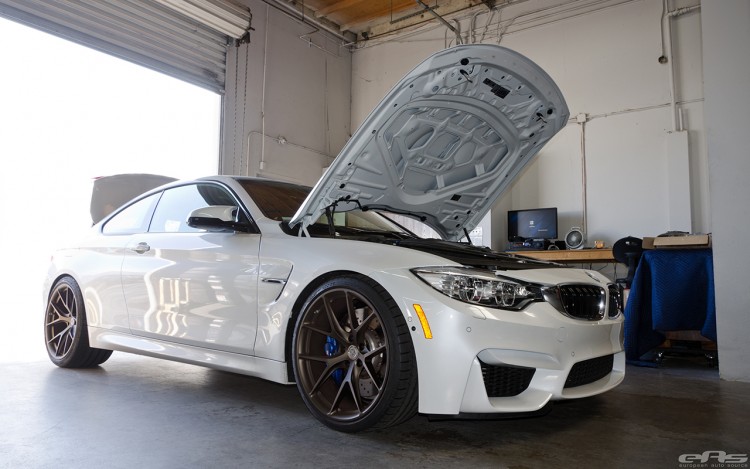 Mineral White BMW M3 With HRE Wheels 1