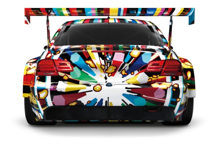 Jeff Koons decorates a Limited-Edition BMW Miniature / Art Car