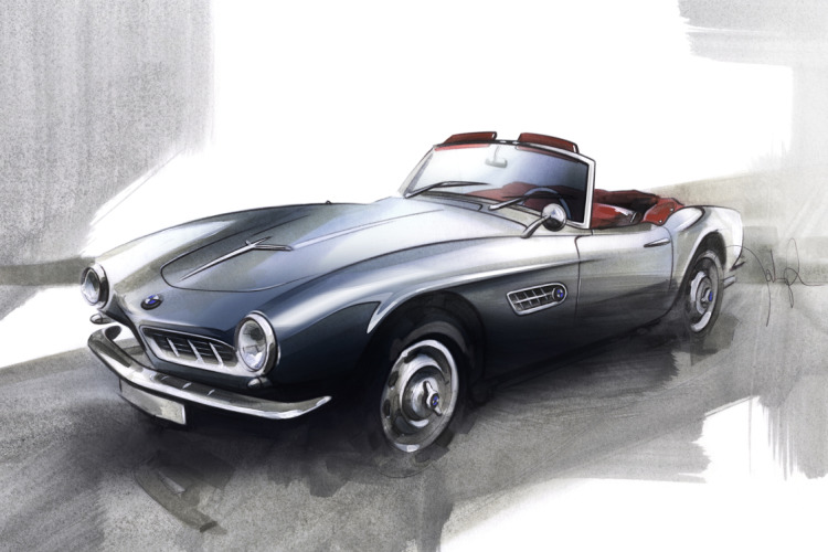 Amazing automotive sketches by BMW designer