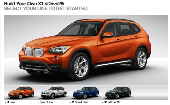 Editorial: 2013 BMW X1 configurator - Too complex and confusing