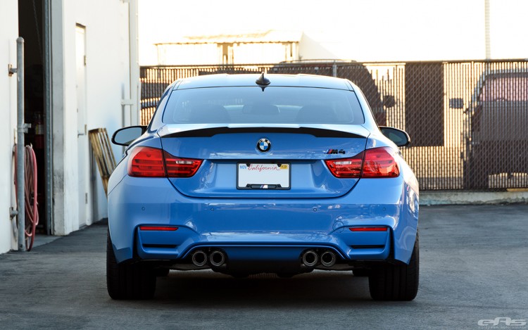 Akrapovic Exhaust And ER Downpipes For A Yas Marina Blue M4