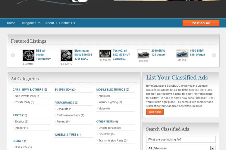 BMWBLOG launches BimmerList.com - The Ultimate Classifieds for BMW Fans