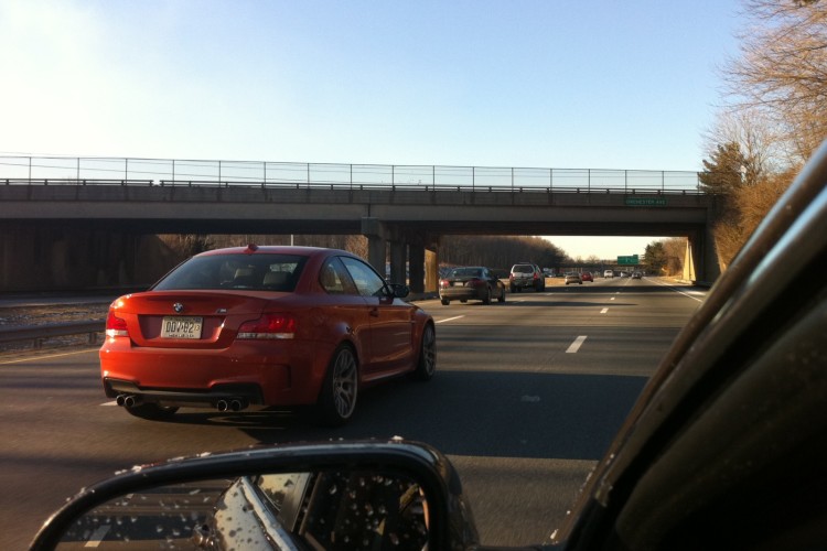 Exclusive: First BMW 1M spotted on US roads - Valencia Orange paint