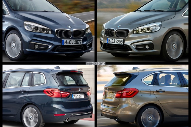 BMW 2 Series Gran Tourer vs. BMW 2 Series Active Tourer - Photo Comparison
