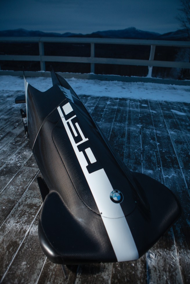 BMW unveils M2 2-Man Bobsled in Lakle Placid.