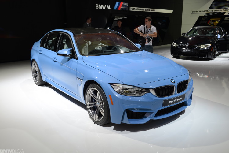 2014 NAIAS: BMW M3 in Yas Marina Blue