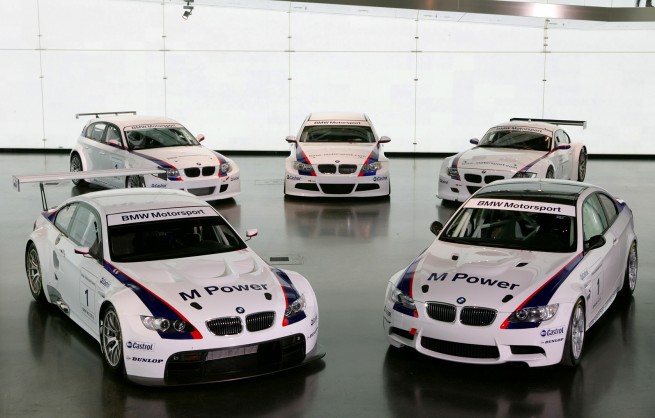 BMW M3 (GT2), BMW 120d, BMW 320si WTCC, BMW Z4 M Coupé, BMW M3 (GT4)
