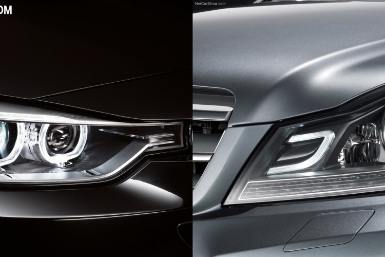 Photo Comparison: 2012 BMW 3 Series vs. 2012 Mercedes-Benz C-Class