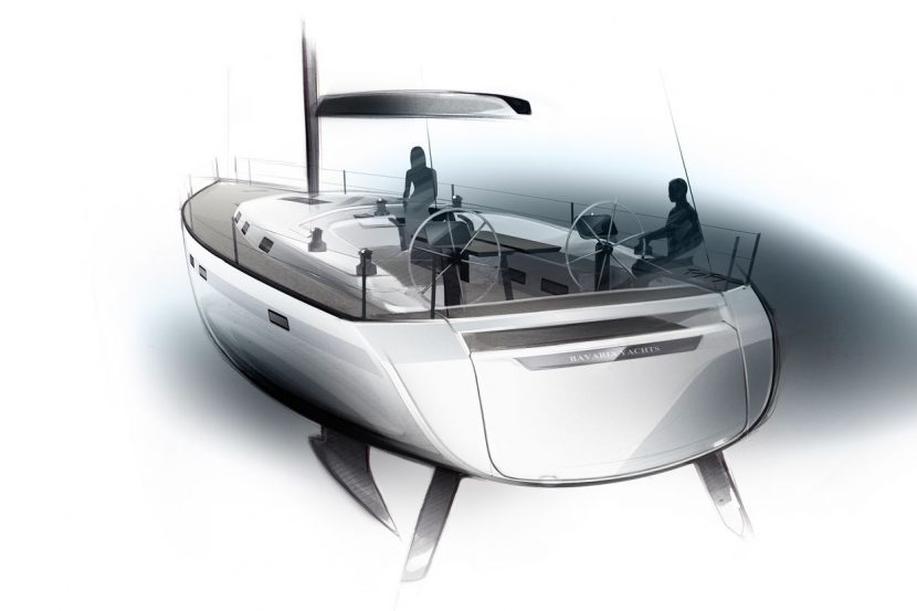 BMW Group DesignworksUSA designs the Bavaria Cruiser 55 yacht